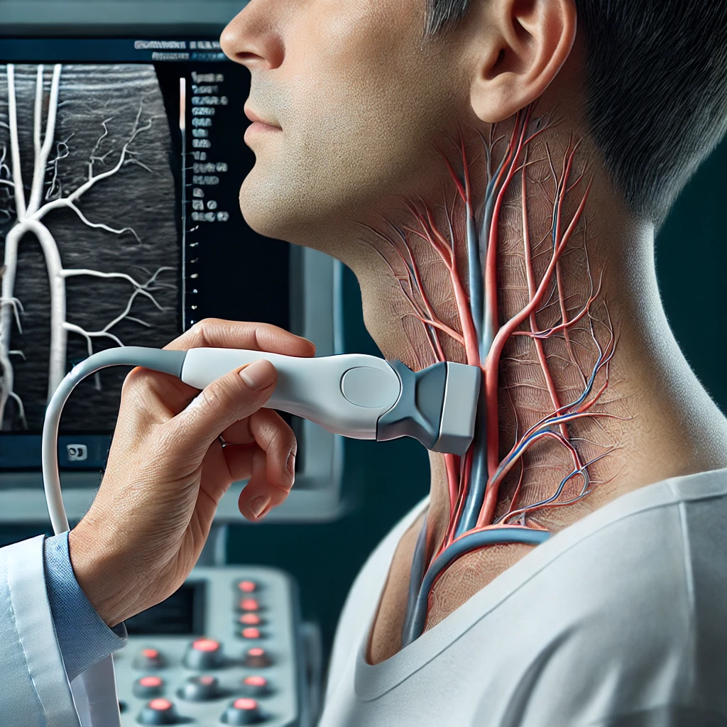 examen des vaisseaux du cou